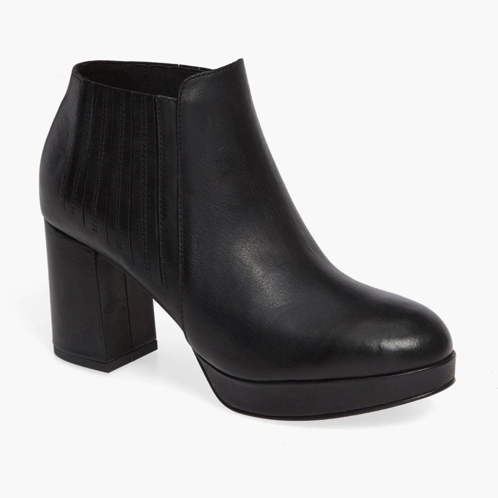 Ellen Fisher leather bootie
